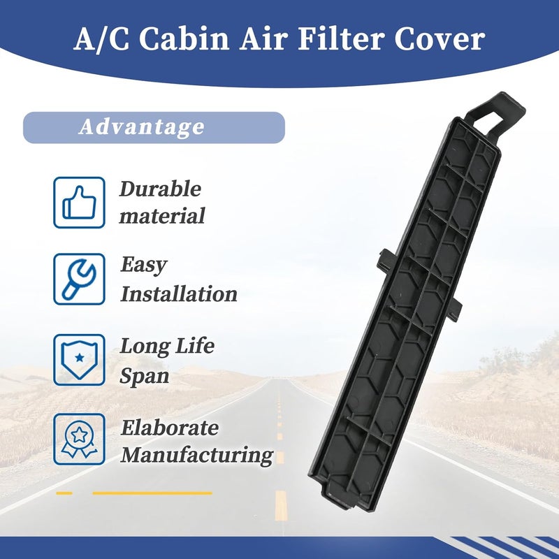 Getfarway 87846950 AC Cabin Air Filter Cover Plate Compatible with Chevrolet Silverado 2500 HD, for GMC Sierra 2500 HD 2019 2020 2021 2022 2023 2024 Replace 84502369 84532403 - Image 5
